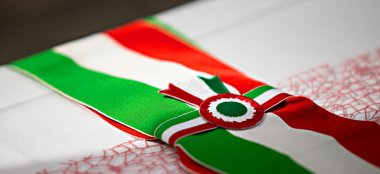 Italian Flag Sash Of Antonino Gay Wedding Celebrant Italy Tonigar Ceremony By Antonino Via Gay Wedding Guide 6 380X174