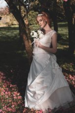 Jess With Bouquet 2 Transgender Wedding Styled Shoot Gay Wedding Guide 8 153X230
