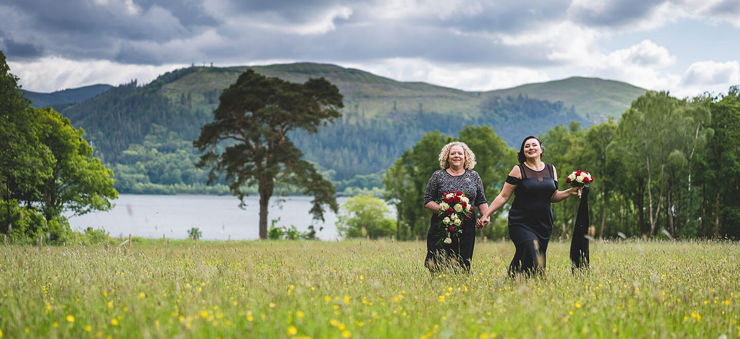 Karen Elena Lake Lesbian Wedding Photography Lake District Wedding Photographer Chris Freer Images Gay Wedding Guide 6