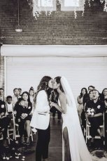 Kim And Kaycee Kiss Lesbian Wedding Photography By Ruffmedia Via The Gaywedding Guide 1 5 153X229