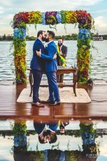 Kiss At Pedro And Pedro Gay Wedding Brasil 1 5 153X229