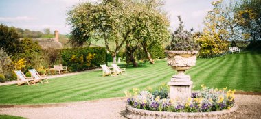 Lawn At Summer Lodge Award Winning Wedding Venue Dorset Gay Wedding Guide 9 380X174