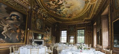 Little Banqueting House Ineterior At Hampton Court Palace Unique Royal Wedding Venue Surrey Gay Palace Wedding Guide 9 380X174