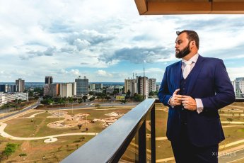 Looking Out At View At Pedro And Pedro Gay Wedding Brasil 1 5 345X230