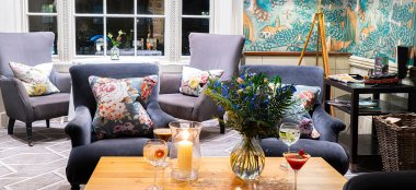 Lounge At Cotswold Wedding Venue Cotswold House Hotel Gloucestershire Gay Wedding Guide 9 380X174