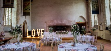 Love Lights At Devon Country House Wedding Venue Dartington Hall Via Gay Wedding Guide Image By Luna Weddings 9 380X174