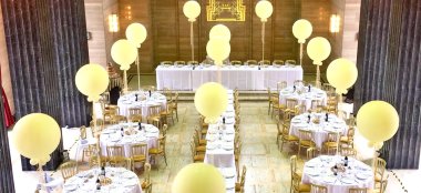 Marble Hall Yellow Reception At Temple Of Peace Cardif Wedding Venue Unique Via The Gay Wedding Guide 9 380X174