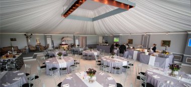 Marquee Decoration By The Event Hire Company Featured On The Gay Wedding Guide 6 380X174