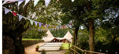 Marquees At Kilminorth Cottages Diy Wedding Venue Cornwall Gay Wedding Guide 9 380X174