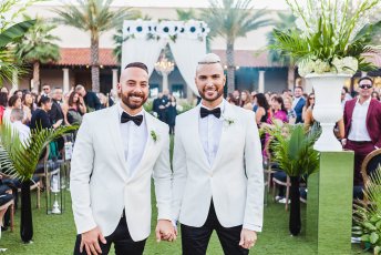 Matt And Nick Gay Barbie Wedding Aisle Couple Image By Leland Gebhardt Photography Via Gay Wedding Guide 2 5 344X230