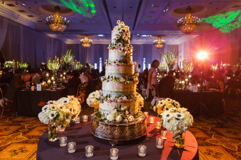 Matt And Nick Gay Barbie Wedding Rainbow Cake Tiers Image By Leland Gebhardt Photography Via Gay Wedding Guide 2 5 346X229