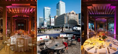 Montage Museum Of London Docklands City Museum Wedding Venue London Tropical Reception Layout Gay Wedding Guide 9 380X174