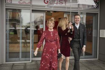 Mum Walking At Gay Wedding Of Rory And Colin Image By Hoult Photography Via Gay Wedding Guide 1 5 344X230