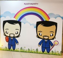 Mural Of Pedro And Pedro Gay Wedding Brasil 1 5 249X230