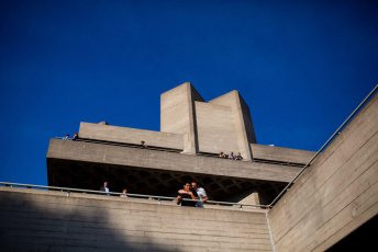 Neill Iggy On Balcony At Gay Engagement Shoot On London Southbank Image By Engagement Chapter Via Gay Wedding Guide 1 4 344X230