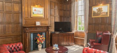 Oak Panelled Room At Haughton Hall Shropshire Wedding Venue Gay Wedding Guide 9 380X174