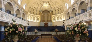 Opulent Ceiling At Oxford Town Hall Wedding Venue Oxford Gay Wedding Guide 9 380X174