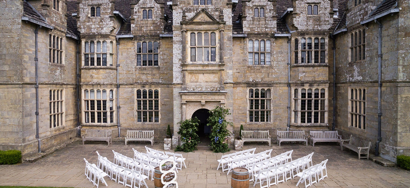 Outdoor ceremony at Wakehurst a gay wedding venue West Sussex image via The Gay Wedding Guide 9