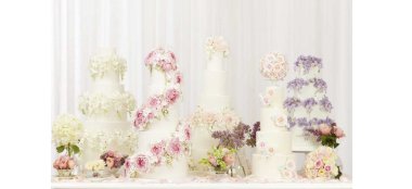 Peggy Porschen Floral Wedding Cakes Via The Gay Wedding Guide 6 380X174