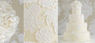 Peggy Porschen White Lace Wedding Cake Via The Gay Wedding Guide 6 380X174