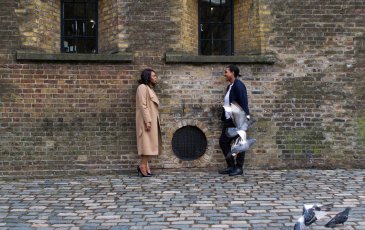 Pigeons Flying Standing Opposite Allison And Naomi Engagement Shoot Copyright Hazel Buckley Photography Via The Gay Wedding Guide 3 4 365X230