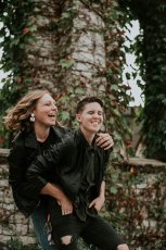 Piggy Back Jackie And Beth Lesbian Engagement Photography By Tawny Ballard Photography Via The Gay Wedding Guide 1 4 153X230