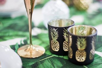 Pineapple Tealights Exotic Tropical Wedding Theme Styled Shoot By Paola De Paola Via The Gay Wedding Guide 8 344X230