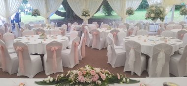 Pink Summer Wedding Theme At Haughton Hall Shropshire Wedding Venue Gay Wedding Guide 9 380X174