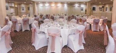 Pink Wedding Theme At Mosborough Hall Sheffield Wedding Venue Yorkshire Gay Wedding Guide 9 380X174