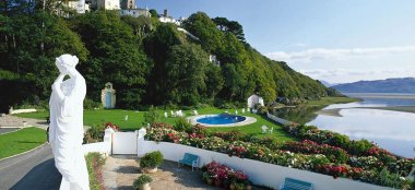 Portmeirion Civil Partnership Venue Wales Skyline The Gay Wedding Guide Civil Partnership Portmeirion 9 380X174