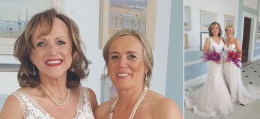 Real Lesbian Weddings 2 At Hintlesham Hall Wedding Venue Suffolk Gay Wedding Guide 9 380X174