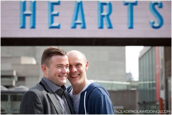 Real Gay Engagement Paul And Richard Hearts Gay Wedding Photographer Paola De Paola Copyright Paola De Paola 3 4 343X230