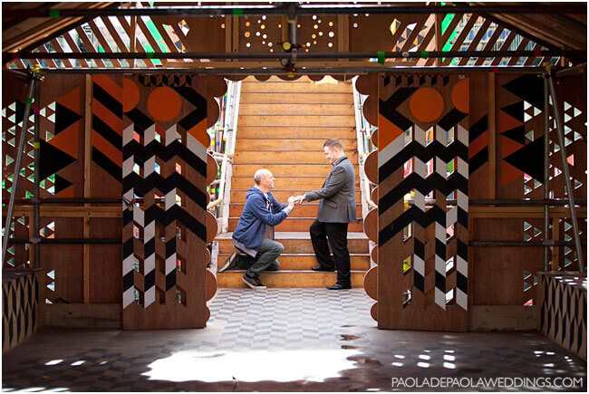 Real gay engagement Paul and Richard on one knee proposal gay wedding photographer Paola De Paola copyright Paola de Paola 3 4