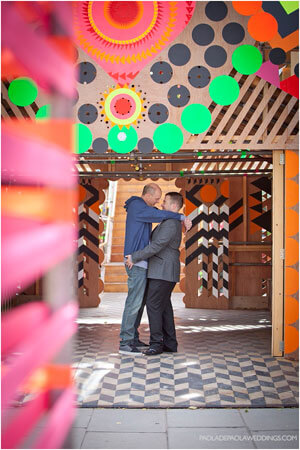Real gay engagement Paul and Richard pink cuddle gay wedding photographer Paola De Paola copyright Paola de Paola 3 4