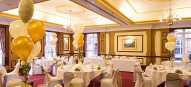 Reception Layout At Royal Hull Hotel Country House Wedding Venue Hull Gay Wedding Guide 9 380X174