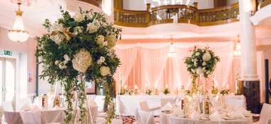 Reception Flowers At St Ermins Hotel Westminster Wedding Venue Sw1 Gay Wedding Guide 9 380X174