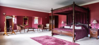 Red Bedroom At Parklands Gay Wedding Essex Venue The Gay Wedding Guide House 9 380X174