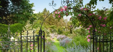 Rose Garden At Dorfold Hall Nantwich Gay Wedding Venue Cheshire Via The Gay Wedding Guide 9 380X174