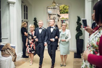 Sam And Kyles Gay Wedding Photos Walking Up The Aisle Image Copyright Shooting Pixels Featured On The Gay Wedding Guide 3 5 345X230