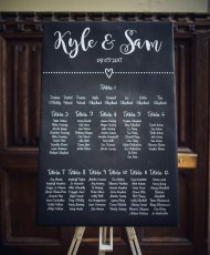 Sam At His Gay Wedding Photos Blackboard Table Plan Image Copyright Shooting Pixels Featured On The Gay Wedding Guide 3 5 190X230