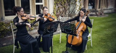 Sam At His Gay Wedding Photos String Trio Image Copyright Shooting Pixels Featured On The Gay Wedding Guide 3 5 380X174