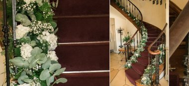 Stairwell At Cotswold Wedding Venue Cotswold House Hotel Gloucestershire Gay Wedding Guide 9 380X174