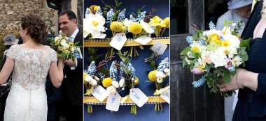 Summer Wedding Flower Ideas Yellow Clare Kenward Flowers Wedding Florist Cambridge Via The Gay Wedding Guide 6 380X174