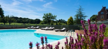 Swimming Pool At Burley Manor Barn Wedding Venue In Hampshire Via The Gay Wedding Guide 9 380X174