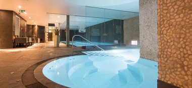 Swimming Pool At Hilton Chester Country House Wedding Venue Cheshire Gay Wedding Guide 9 380X174