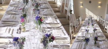 Table Close Up At North London Wedding Venue Clissold House Stoke Newington Wedding Venue N16 Via The Gay Wedding Guide 9 380X174
