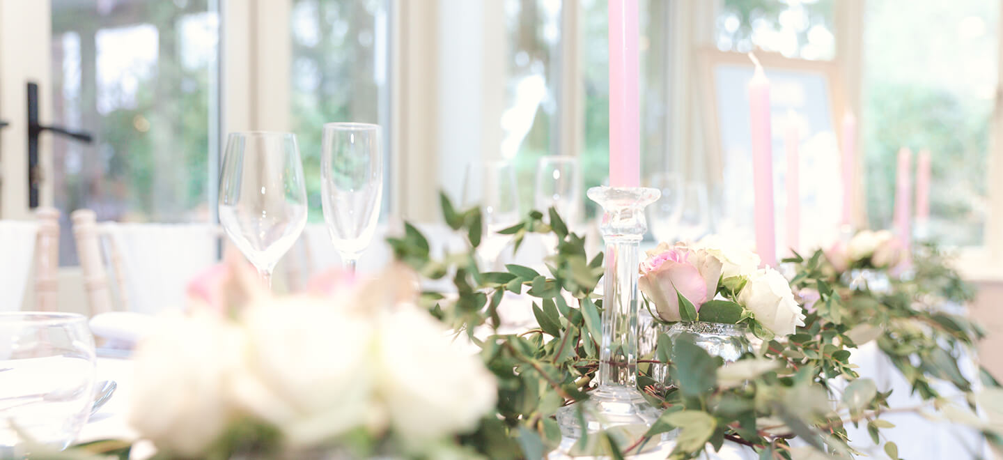 Table decor at Old Rectory wedding venue Worcester gay wedding guide 9