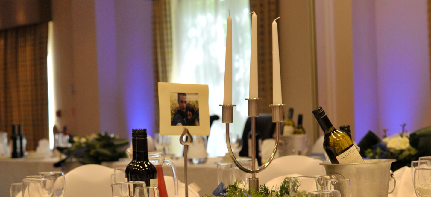 Table setting at Alexandra House country house wedding wiltshire gay wedding guide 9