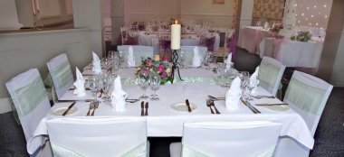 Table Setting At Derwentwater Hotel Wedding Venue Lake District Gay Wedding Guide 9 380X174
