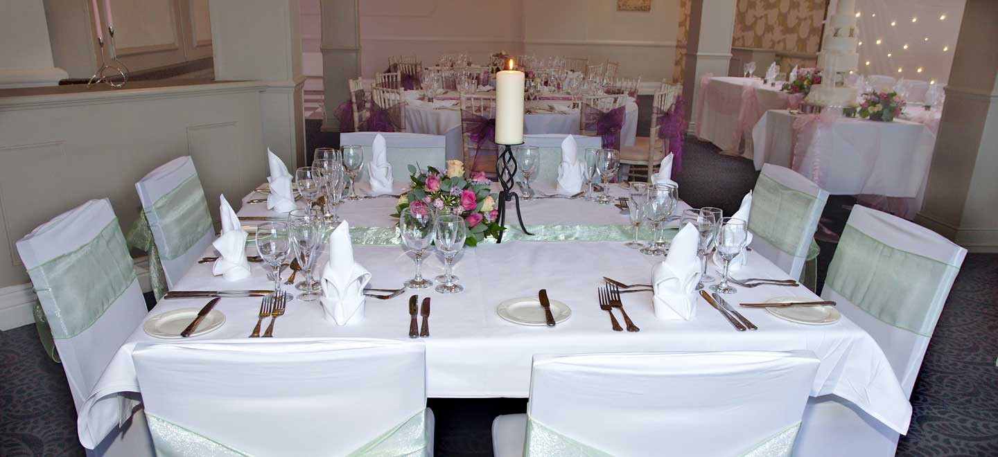 Table setting at Derwentwater Hotel Wedding Venue Lake District Gay Wedding Guide 9